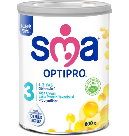 Sma 3 Optipro Probiyotik 1-3 Yaş Devam Sütü 800 G